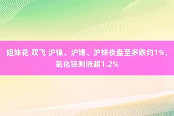 姐妹花 双飞 沪镍、沪锡、沪锌夜盘至多跌约1%，氧化铝则涨超1.2%