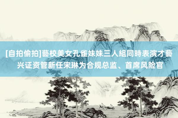 [自拍偷拍]藝校美女孔雀妹妹三人組同時表演才藝 兴证资管新任宋琳为合规总监、首席风险官